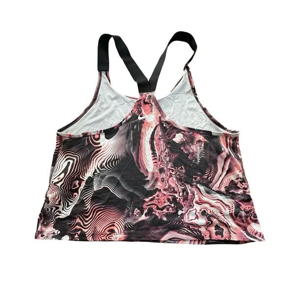NIKE || Tank Top Women Black Pink Dri Fit RacerBack Fitness Athletic Small - Picture 3 of 9